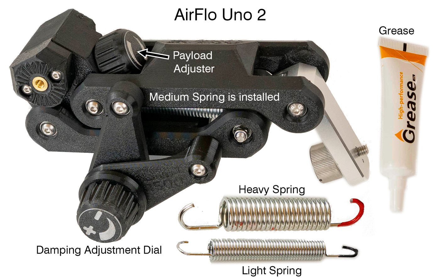 AirFlo Uno 2 with Suction Cup Mount - 4th Axis  - UK