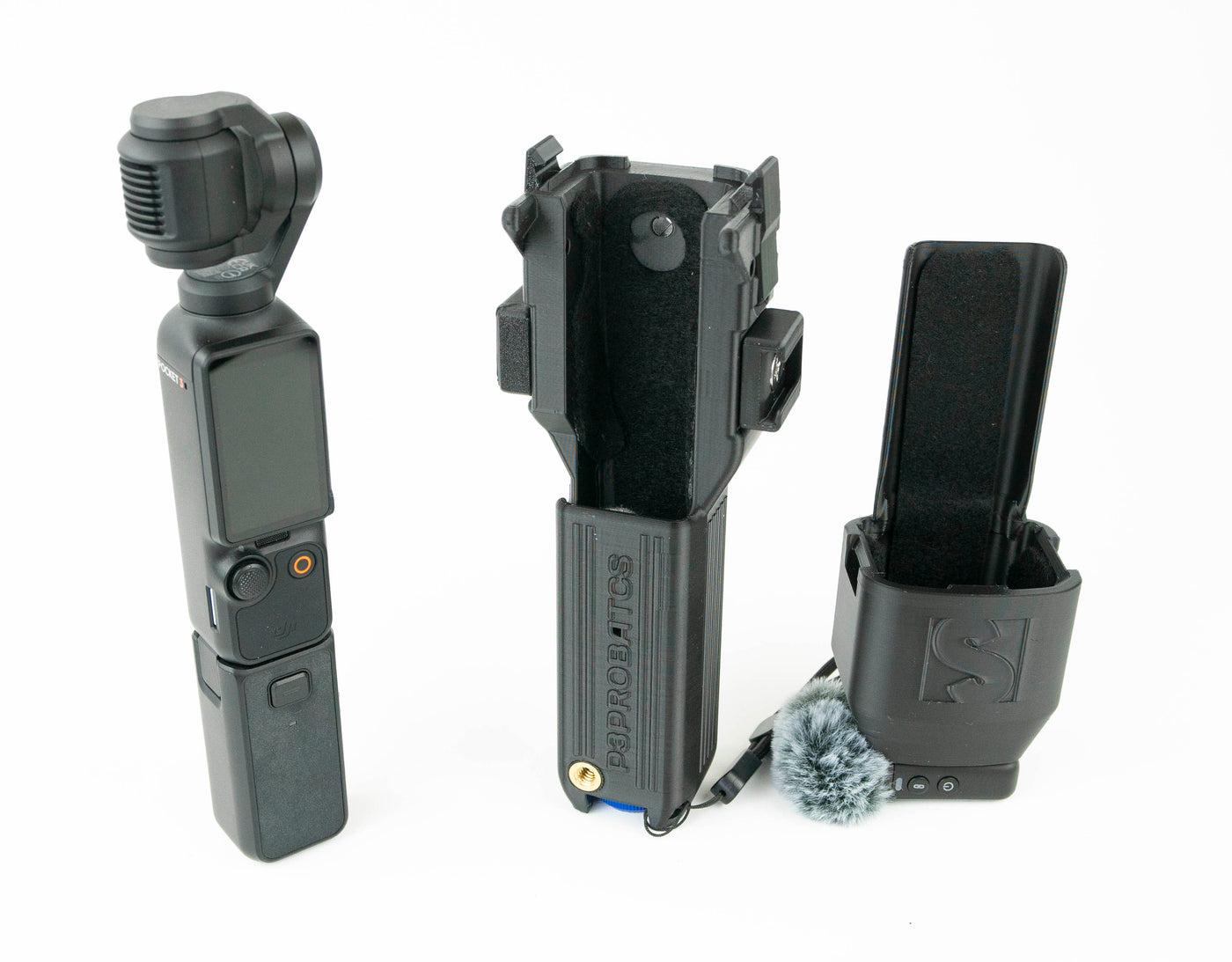 Étui Pro pour DJI Pocket 3 avec extension de batterie - États-Unis