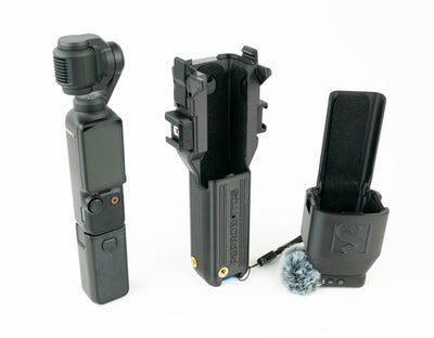 Étui Pro pour DJI Pocket 3 avec extension de batterie - États-Unis