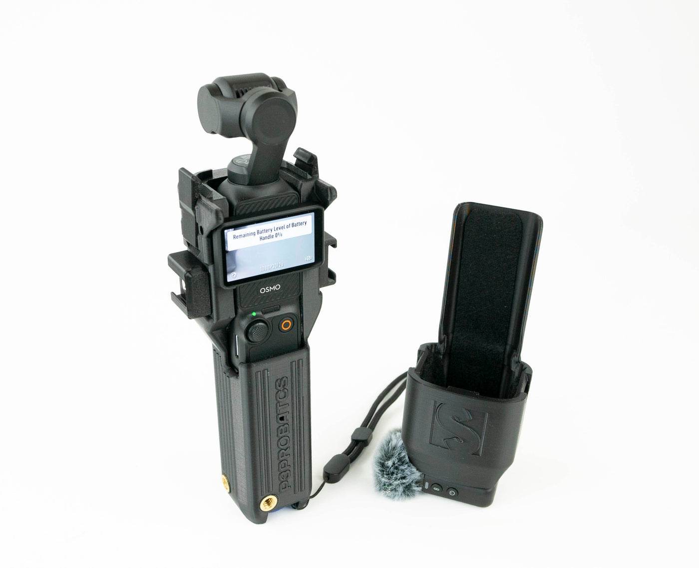 Étui Pro pour DJI Pocket 3 avec extension de batterie - États-Unis