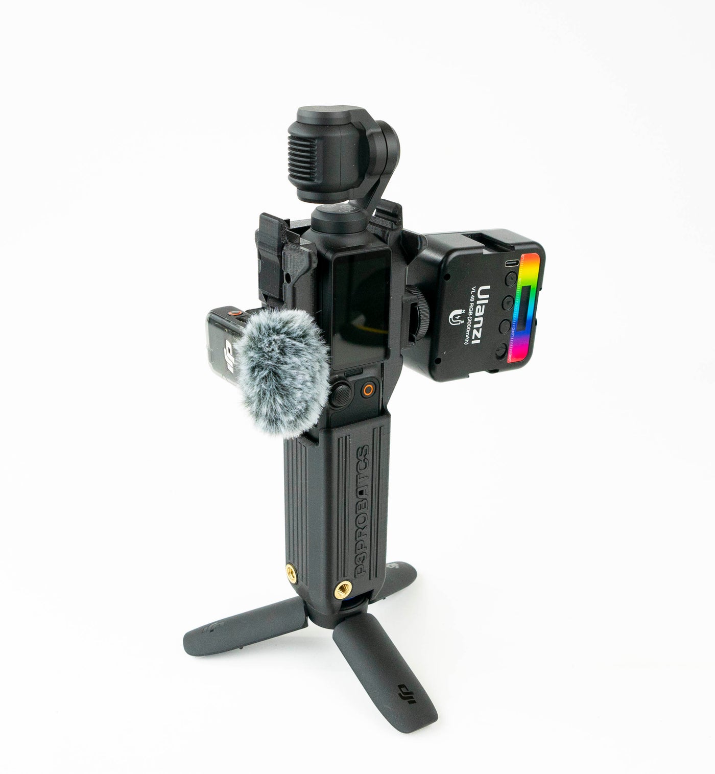 Étui Pro pour DJI Pocket 3 avec extension de batterie - États-Unis