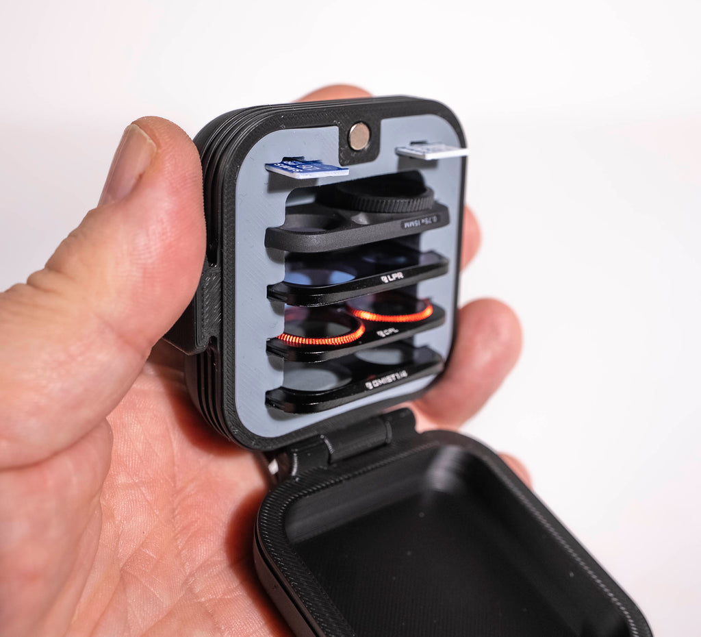 DJI Pocket 3 フィルター、レンズ、MicroSD 用ミニケース