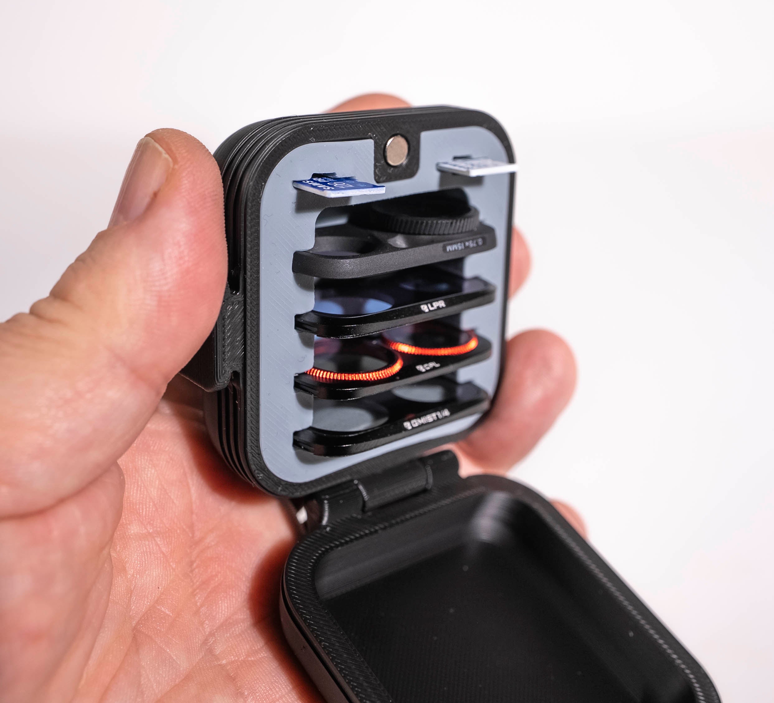 DJI Pocket 3 フィルター、レンズ、MicroSD 用ミニケース