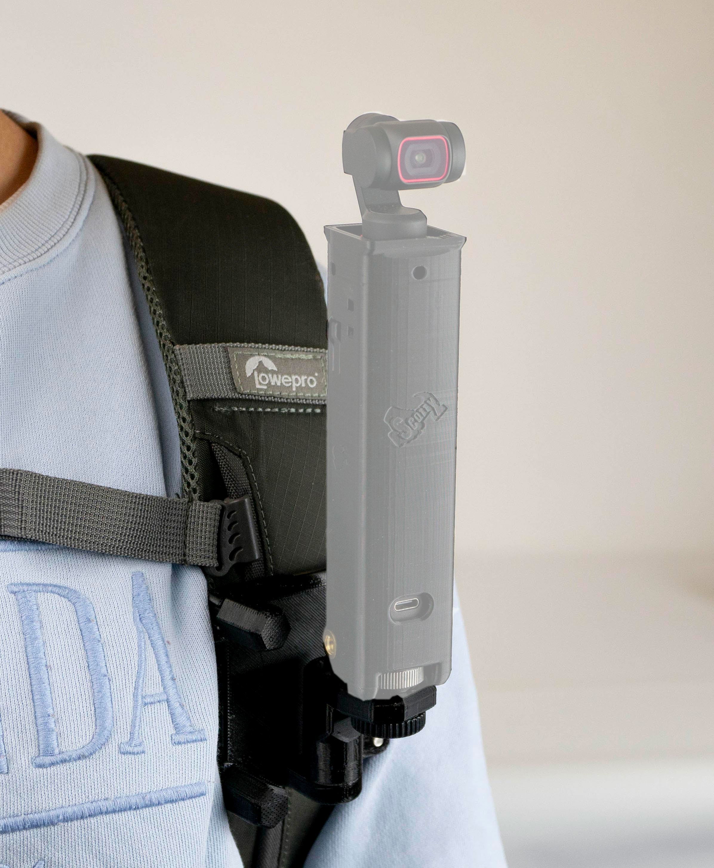 Pack Strap Camera Mount - UK - ScottyMakesStuff